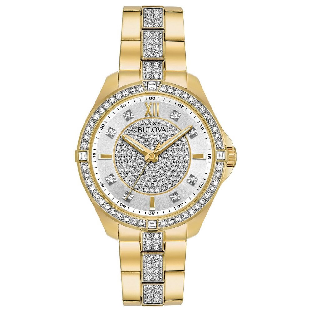 SALE! Bulova 35mm Diamond Quartz Watch
